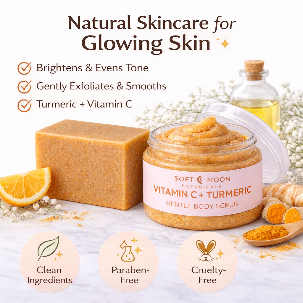 Vitamin C & Turmeric Soap and Gentle Body Scrub