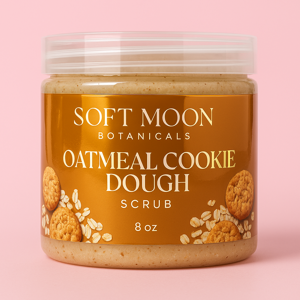Oatmeal Cookie Dough Body Scrub – Creamy Sugar Exfoliant for Soft, Glowing Skin